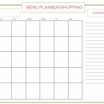 Monthly and Weekly Menu Planners {Free Printables}