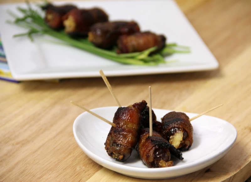 Bacon Wrapped Dates