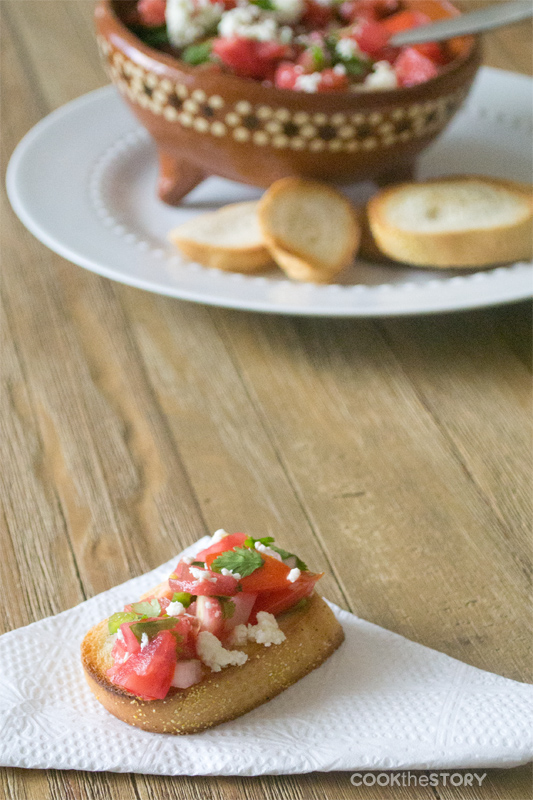 Mexican Bruschetta