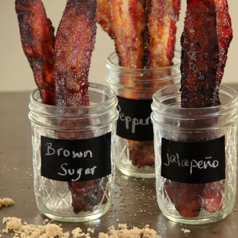 jars of gourmet bacon