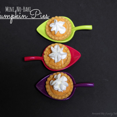Mini No-Bake Pumpkin Pies