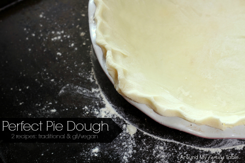 Perfect Pie Dough -- 2 recipes: traditional & gf/vegan
