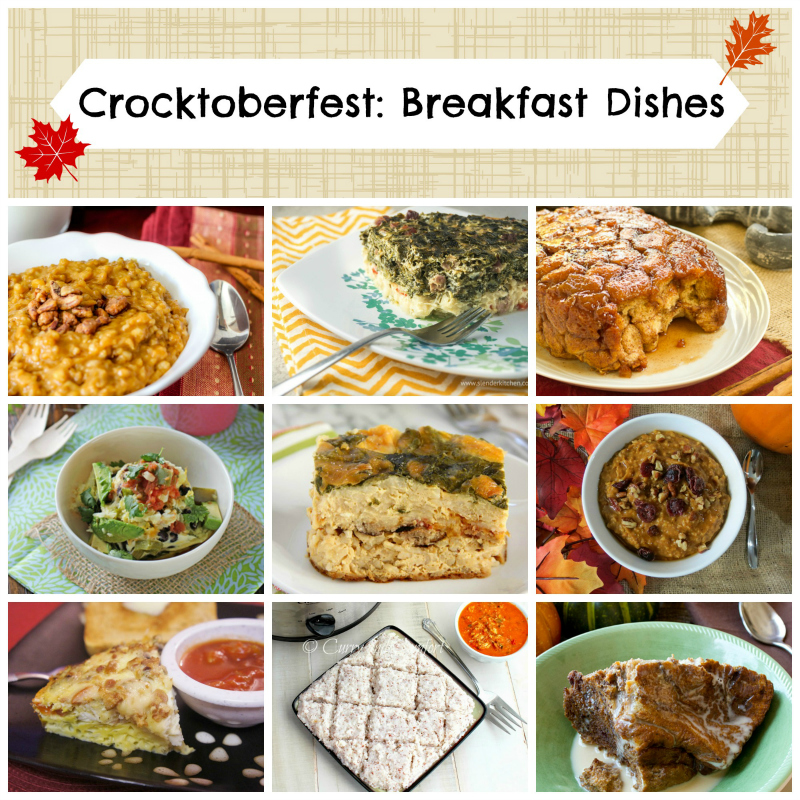 10 delicious breakfast slow cooker recipes -- #Crocktoberfest2013