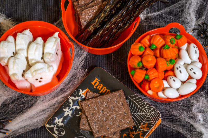 Spooky Halloween Candy Trees