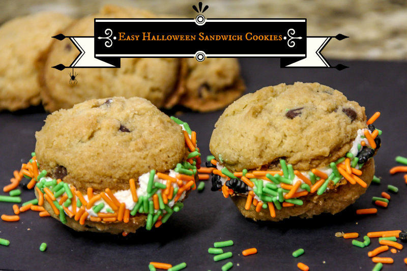 Easy Halloween Sandwich Cookies