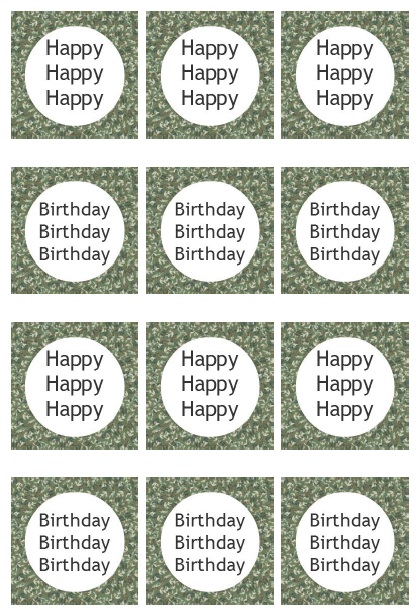 Duck Dynasty Birthday Party cupcake toppers {Free Printables}