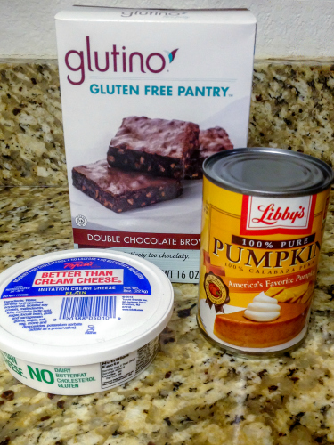 pumpkin brownie ingredients