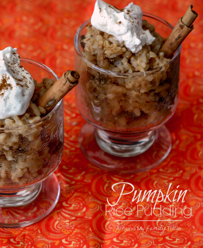 Pumpkin Rice Pudding in a slow cooker