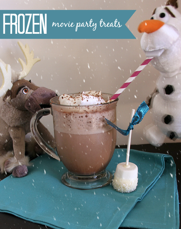 FROZEN Hot Chocolate and Sparkle Marshmallows #FrozenFun #shop #cbias 