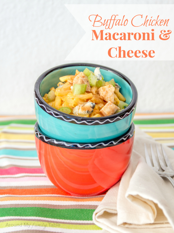Buffalo Chicken Macaroni and Cheese #15MinuteSuppers