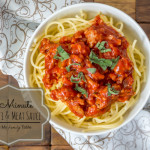 Quick & Easy Spaghetti with Meat Sauce