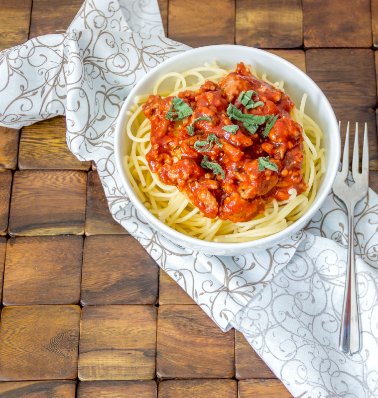 Quick & Easy Spaghetti with Meat Sauce #15MinuteSuppers