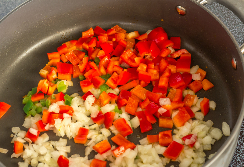 Sweet Potato & Turkey Hash {Perfect for Holiday Leftovers} #15MinuteSuppers