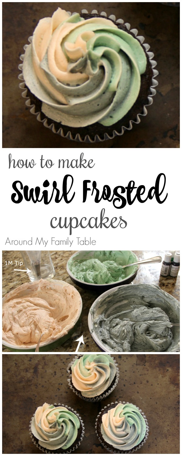 How to Make Swirl Frosted Cupcakes