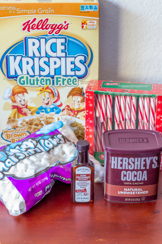 Chocolate Peppermint Rice Krispies Treats...perfect for the holidays! {and they're allergy friendly too}