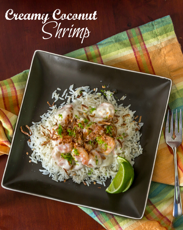 Creamy Coconut Shrimp #15MinuteSuppers