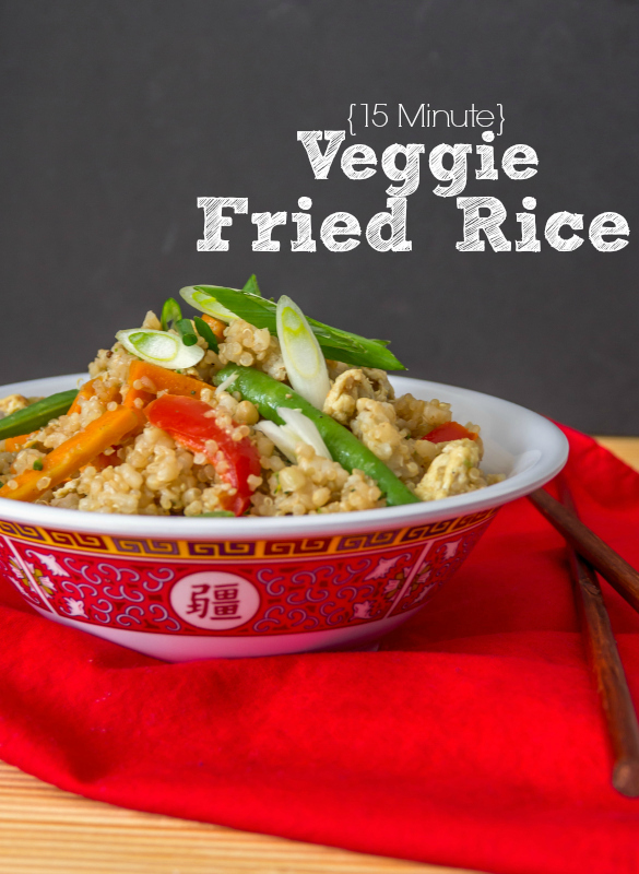 Veggie Fried Rice #15MinuteSuppers