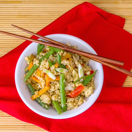 Veggie Fried Rice #15MinuteSuppers