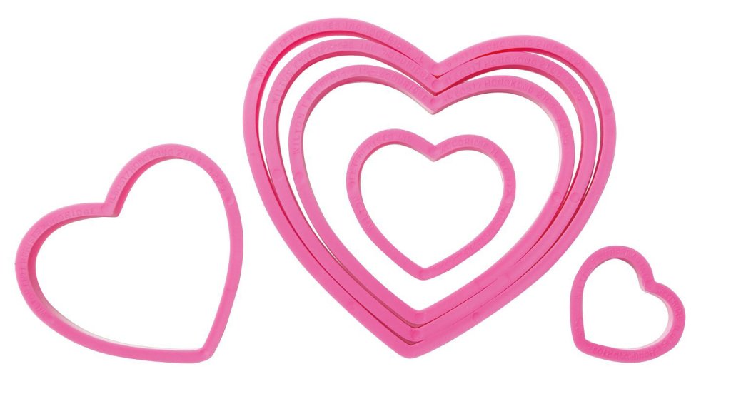 heart shaped cookie cutters