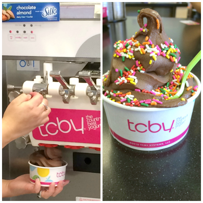 TCBY now has #glutenfree #vegan yogurt made with Silk Almond Milk in #ScottsdaleAZ