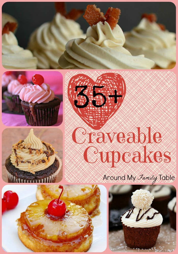 35+ Craveable Cupcakes...these aren't just your typical chocolate or white cupcakes.