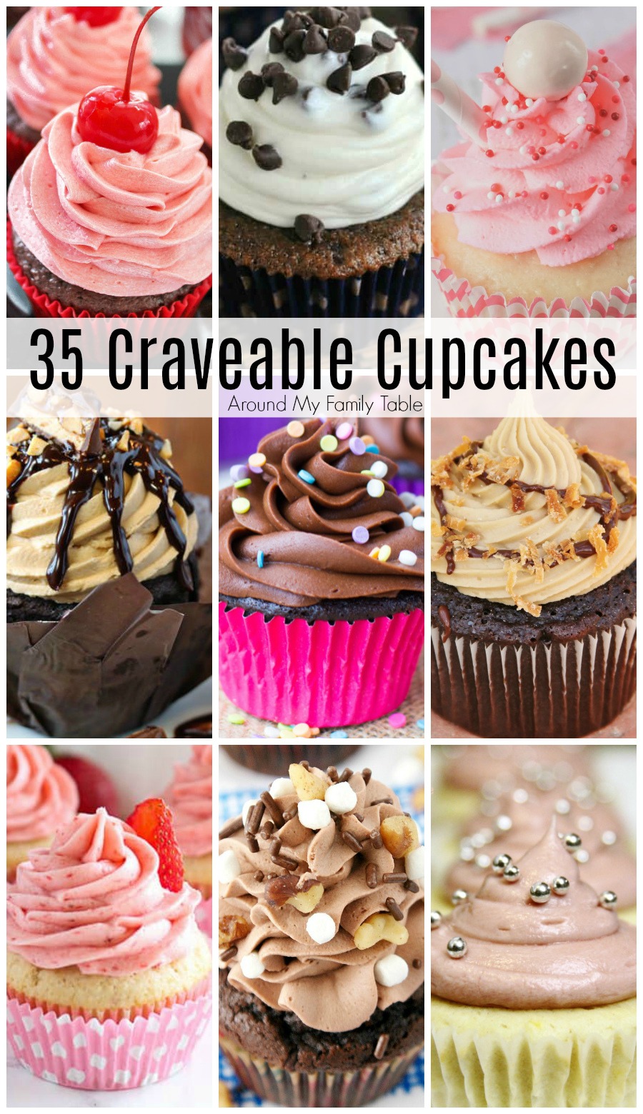 With Valentine’s Day right around the corner, these 35 Craveable Cupcakes are sure to delight your sweetie.