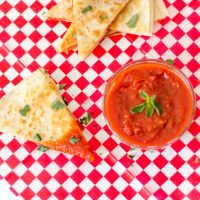 Pepperoni Pizza Quesadillas