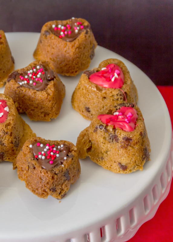 Valentine's Chocolate Chip Cookies #12bloggers
