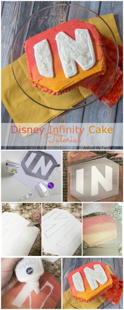 Disney Infinity Cake Decorating Tutorial - If you are having a Disney Infinity party, this Disney Infinity Cake Tutorial will help give your party a bit of Disney Magic. Cake decorating made easy!