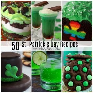 This collection of St. Patrick’s Day Recipes has 50 recipes to get you in the lucky Irish spirit! From appetizers to desserts...you'll find everything you need for a delicious and fun holiday!
