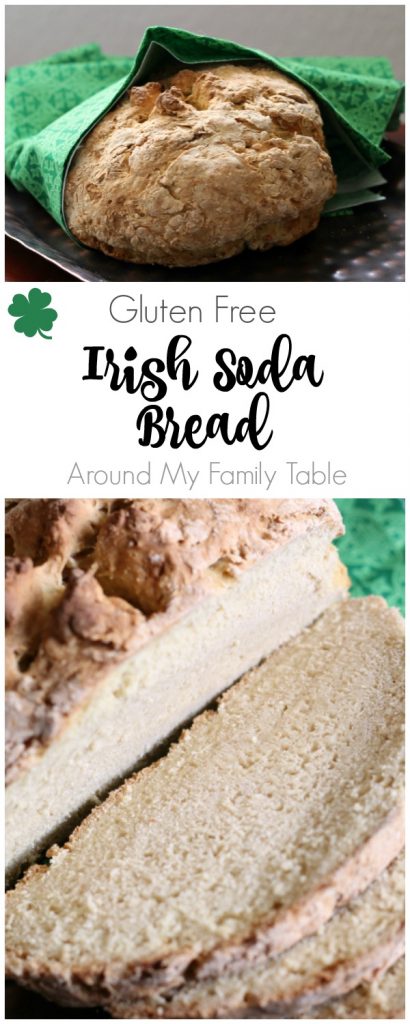 Celebrate St. Patrick's Day with this delicious Gluten Free Irish Soda Bread (it's vegan too)! Plus how to make Dairy Free Buttermilk!!!