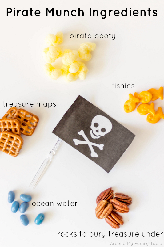 This Pirate Munch Party Mix is perfect for all the pirates and fairies in your life!