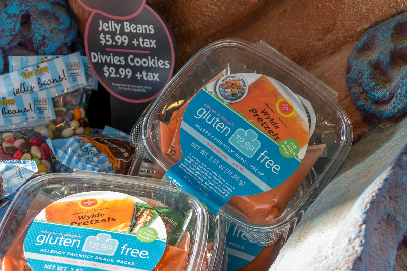 Gluten Free snacks at SeaWorld