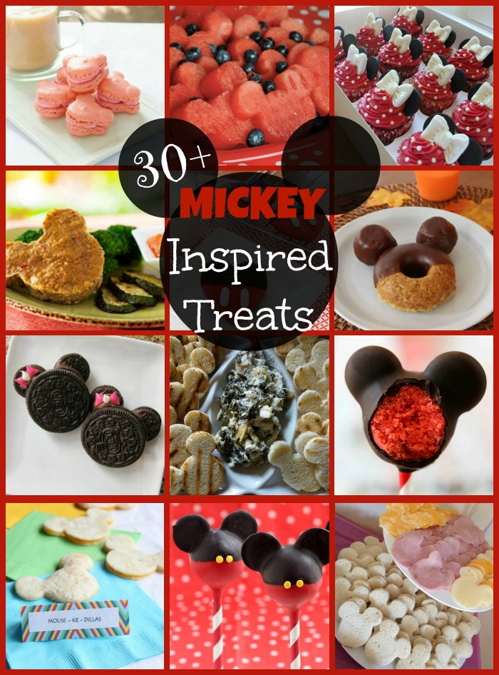 30+ Mickey Inspired Treats #Mickey #DisneySide #Disney