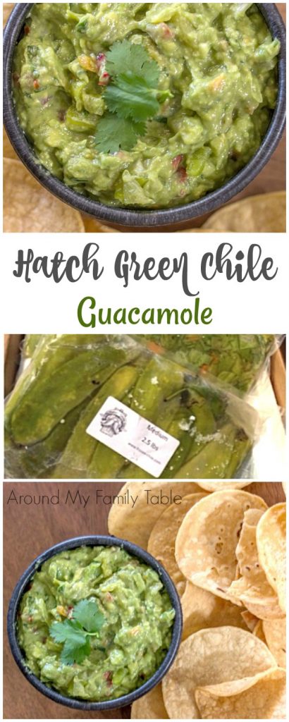 Green chile guacamole is made with Hatch green chiles, ripe avocados, and delicious spices. The perfect spicy guacamole!