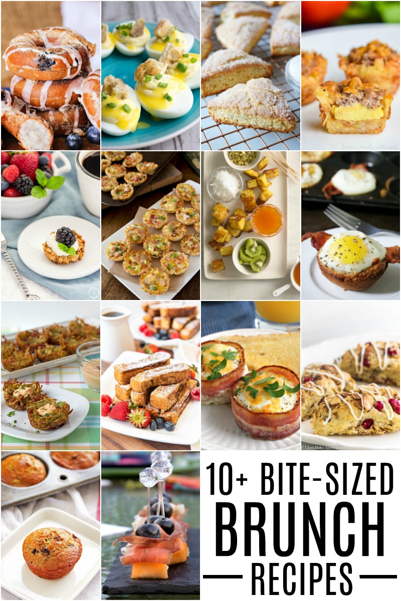 10+ Bite Sized Brunch Recipes