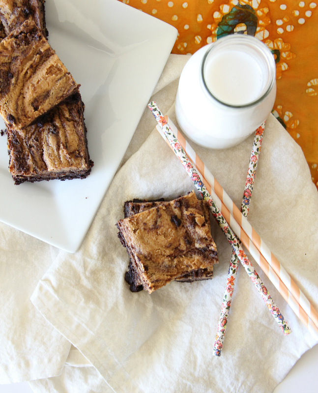 Gluten Free Peanut Butter Brownies