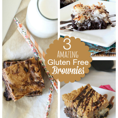 Gluten Free Brownies {3 Ways}