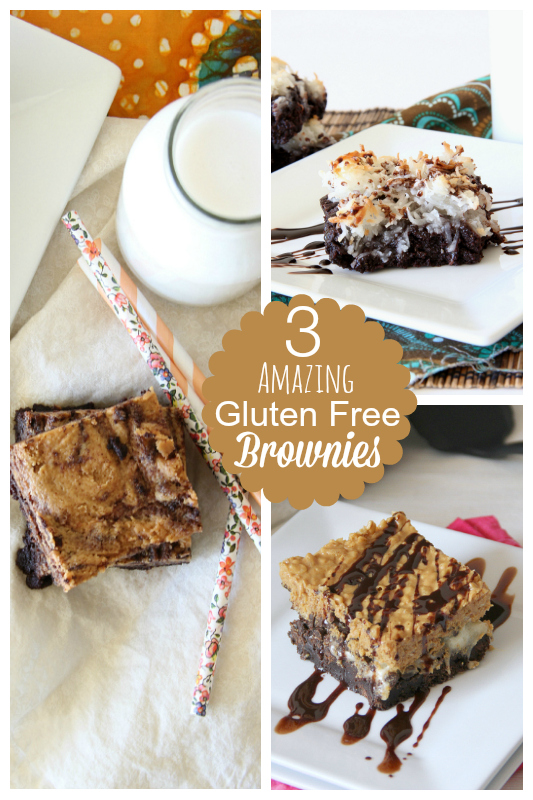 3 Amazing Gluten Free Brownie Recipes