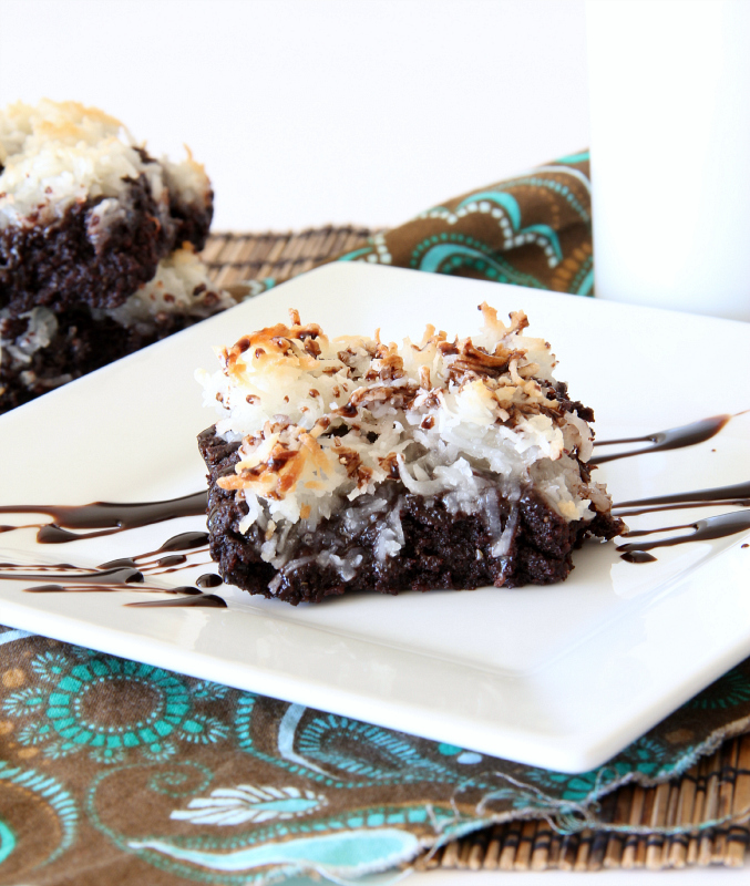 Gluten Free Macaroon Brownies