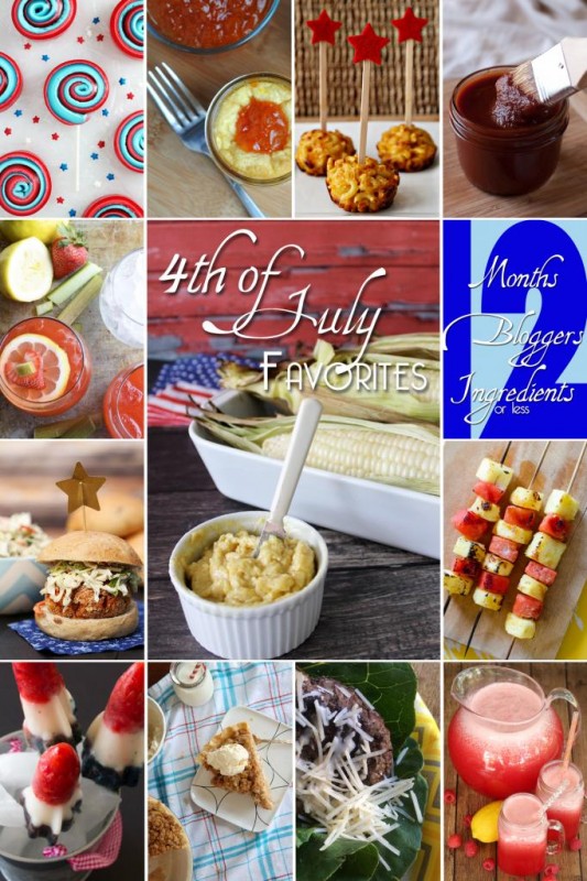 4th of July Picnic Favorites from #12bloggers