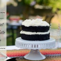 Gluten Free – Vegan Coconut Chocolate Cake