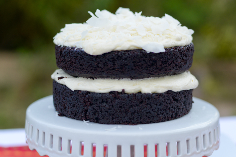 Gluten Free - Vegan Coconut Chocolate Cake