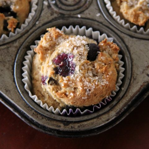 Gluten Free and Vegan Blueberry Muffins