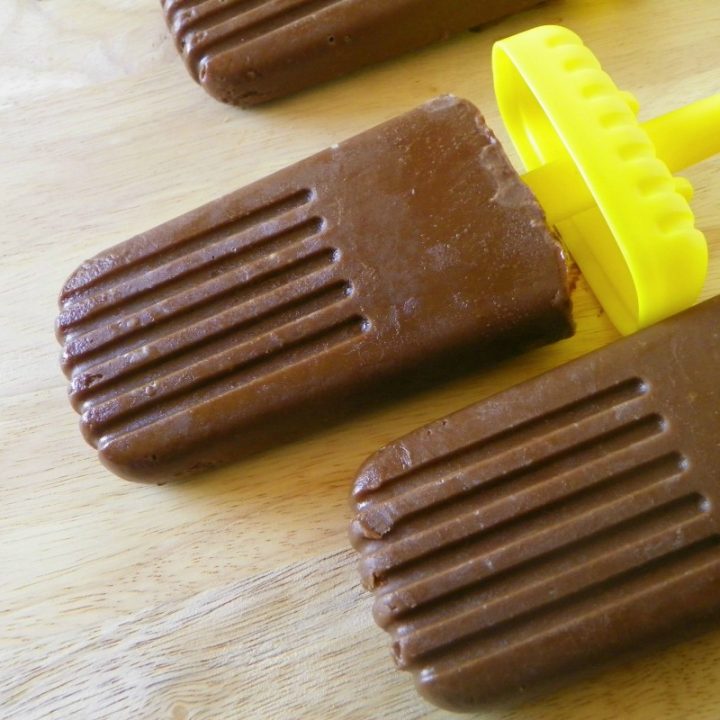 Vegan Chocolate Pudding Pops