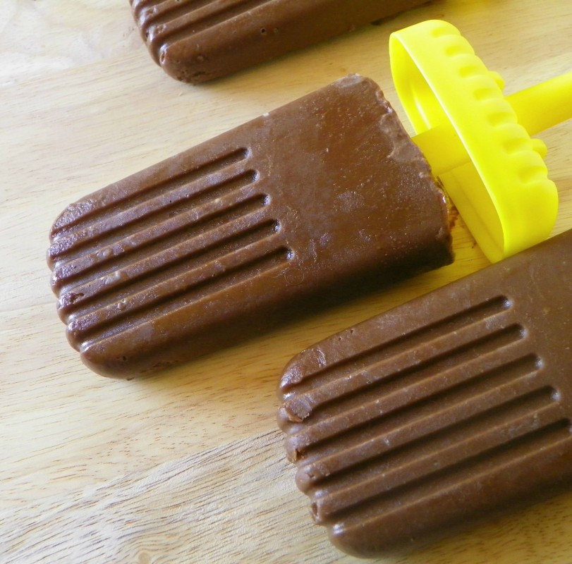 Vegan Chocolate Pudding Pops