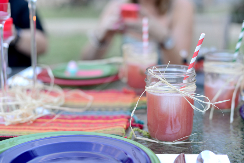 Watermelon Strawberry Agua Fresca - the perfect party drink!