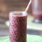 Coconut Water, Mixed Berry, and Spinach Smoothie