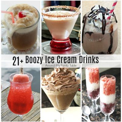 Boozy Alcoholic Ice Cream Drinks