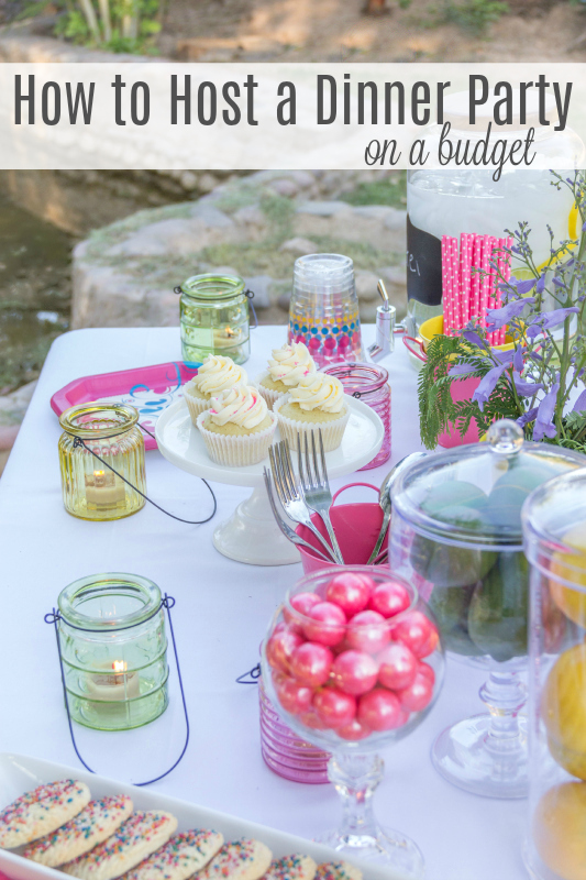 Having a few friends over doesn't have to break the bank. I've compiled a list of tips for How to Host a Dinner Party on a Budget. So call your friends and invited them over!